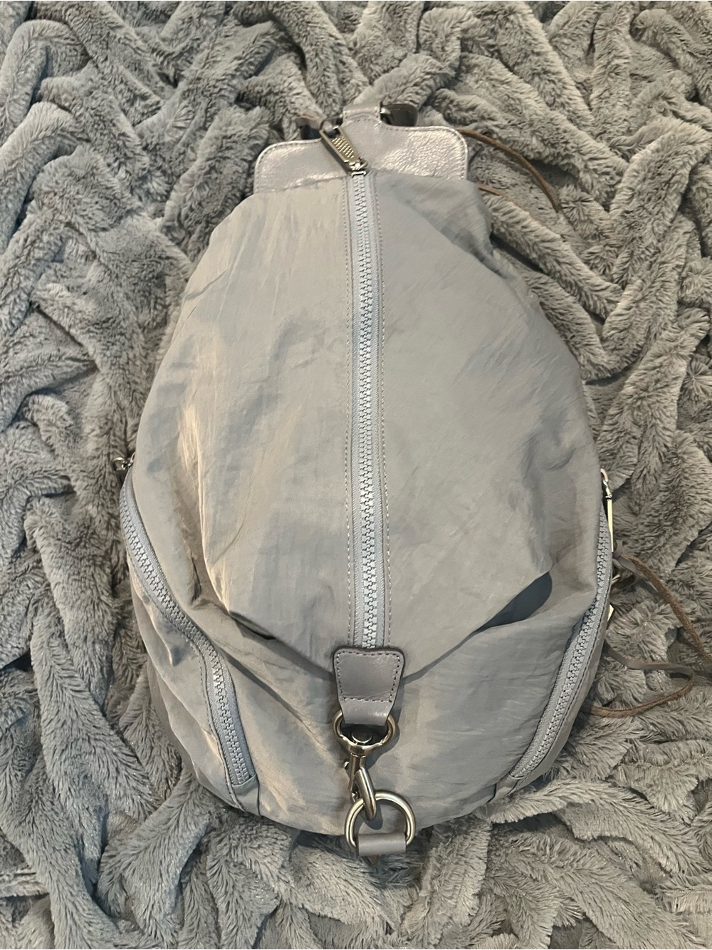Rebecca Minkoff gray Julian nylon
backpack - Picture 3 of 16